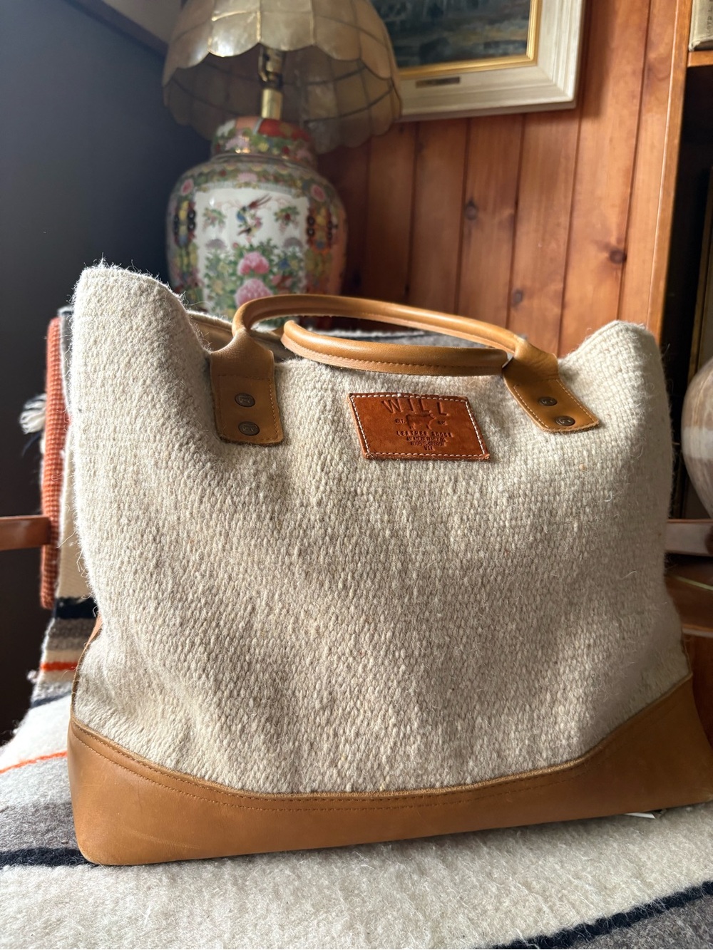WILL Eugene OR. Wool and Leather Weekender